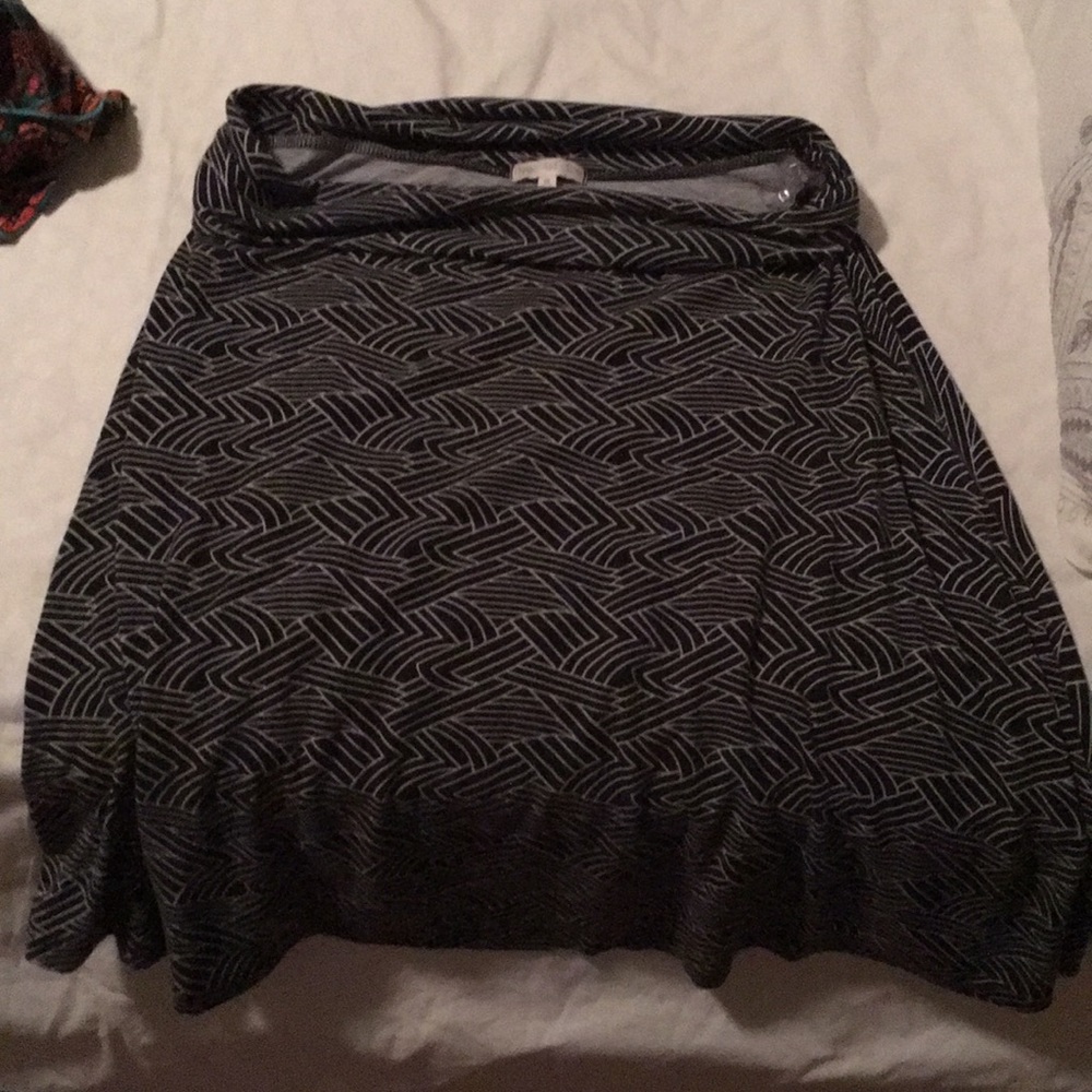 Black and grey skirt! Knit material